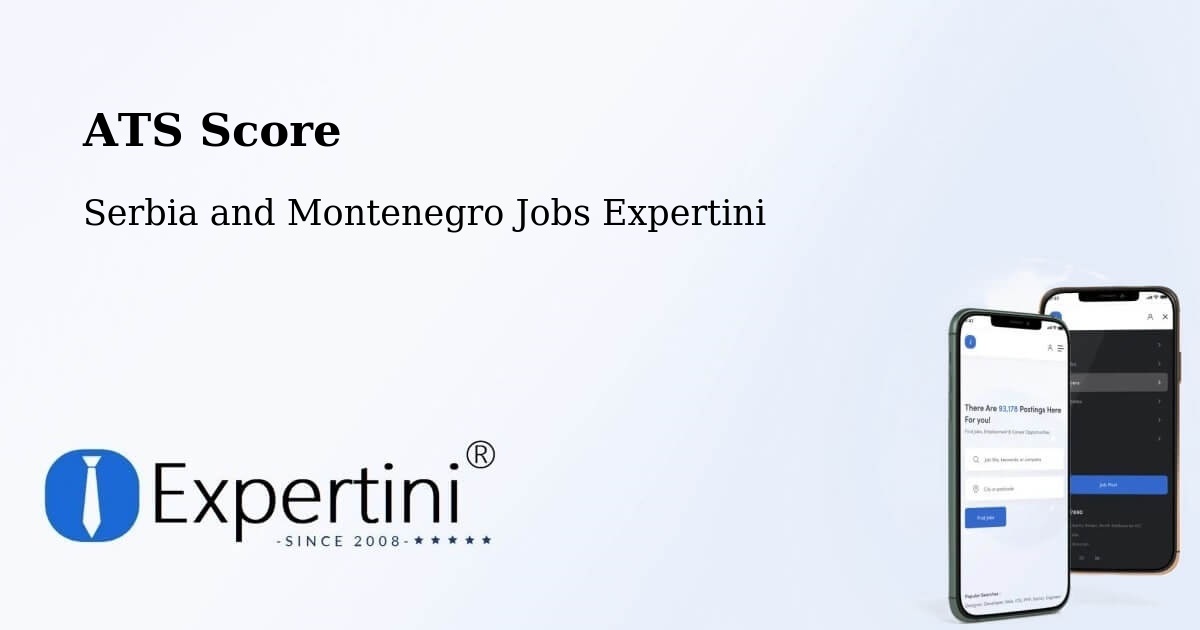 Resume ATS Score & Job Description Match Tool – Lively - Serbia and Montenegro Jobs Expertini