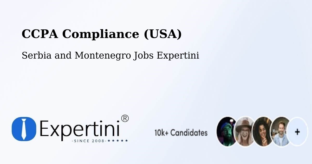 CCPA Privacy Rights & Compliance Notice – Lively - Serbia and Montenegro Jobs Expertini